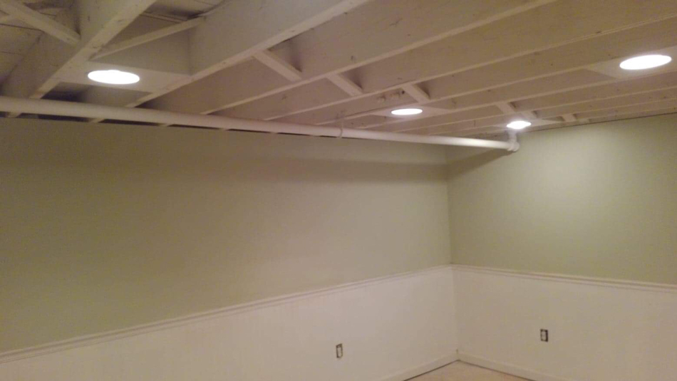 Basement-Chairrail-Beadboard-Paint-walls-floors-ceiling-and-electrical